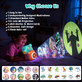 Control Future Little Bear Story Dream Projector with child-friendly design and bright projection