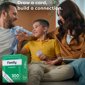 Conversation Cards Family Pack playing on game night blending fun and insight