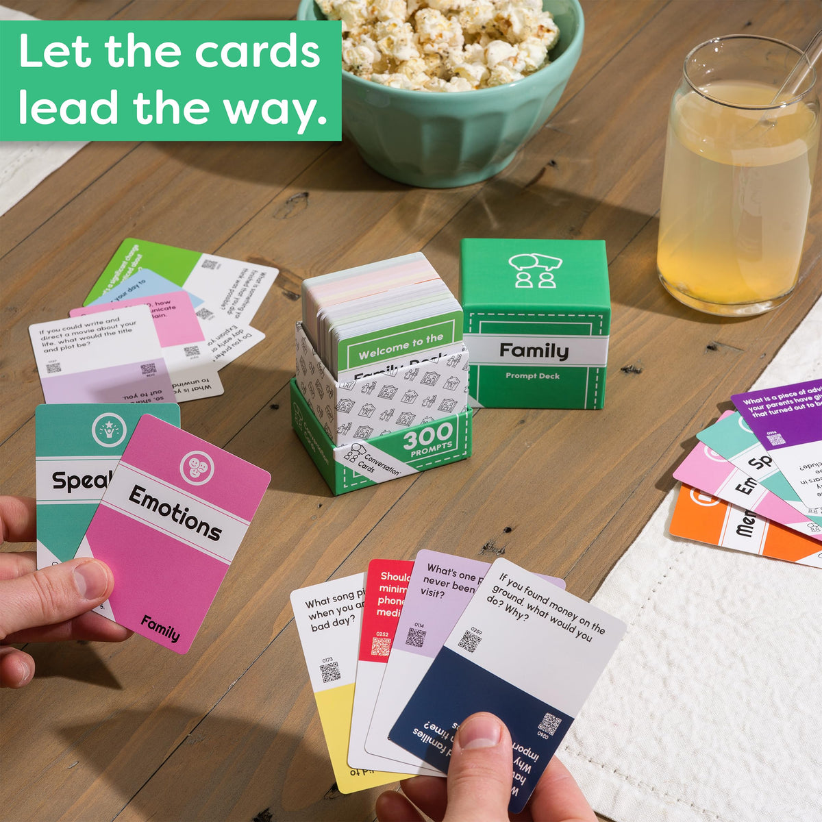 Conversation Cards Family Pack teen prompts encourage open discussion
