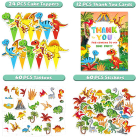 Convivialo dinosaur keychains and cards for keepsake rewards.