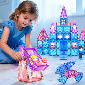 COODOO Diamond Tiles sparkling collection showcases shimmering shapes for endless play.