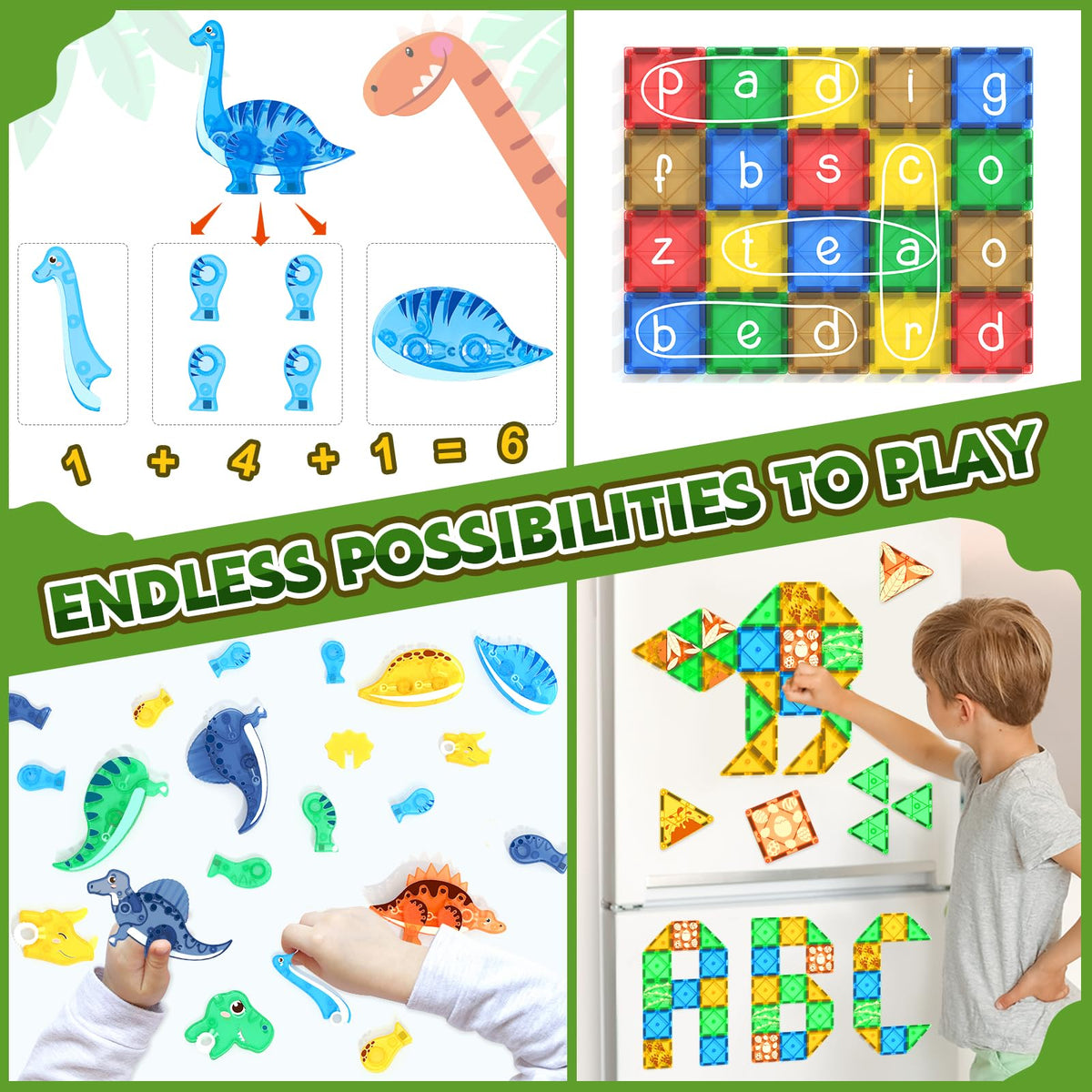 Coodoo Volcano and footprints tiles enhance themed adventures