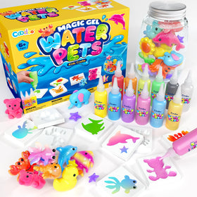 Coodoo Magic Water Elf Kit with colorful molds and gels for creative play.