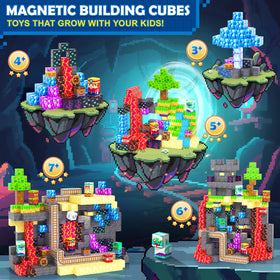 Coodoo Magnetic Blocks with premium ABS plastic for durable building