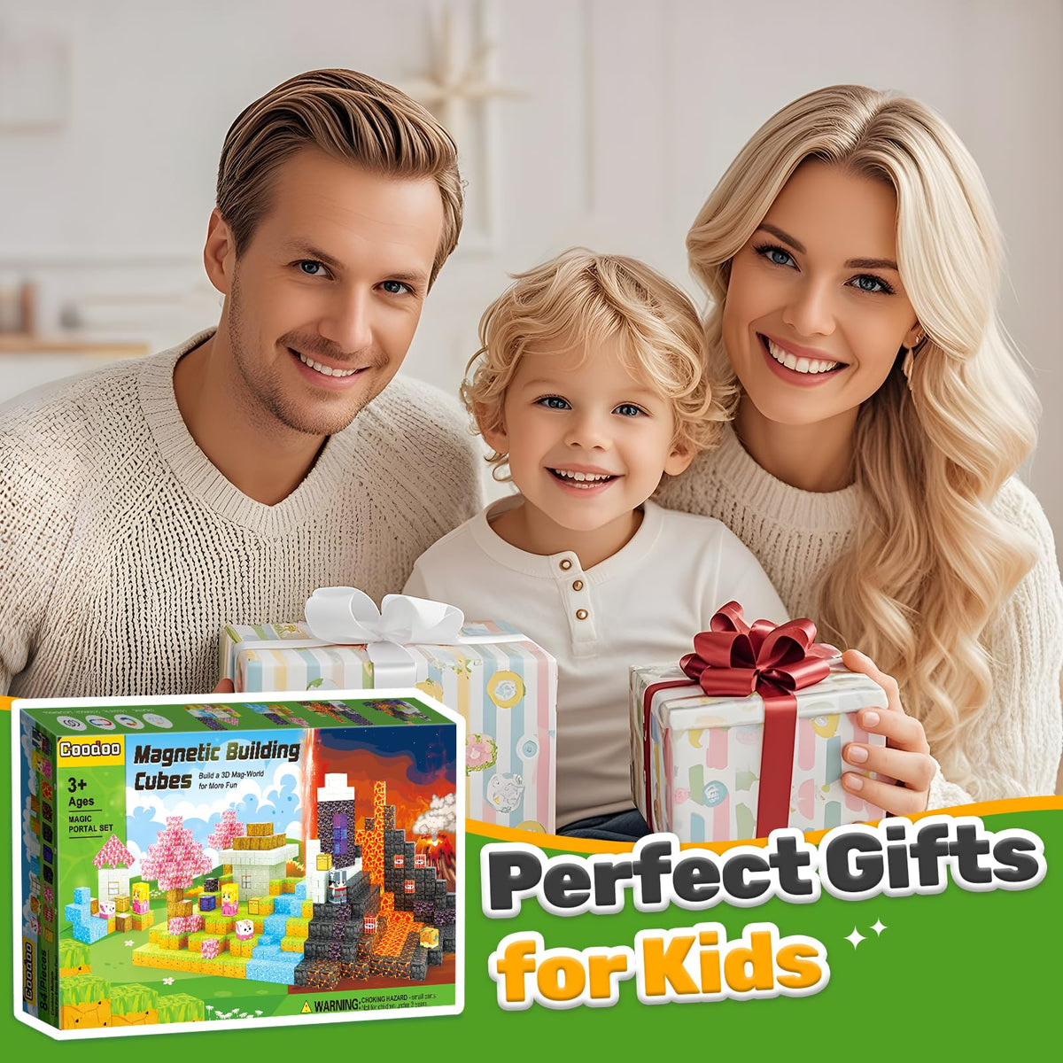 Coodoo STEM sensory play supports fine motor skills and spatial exploration for ages 3+