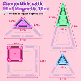 Coodoo durable ABS pieces with smooth edges and strong magnets.