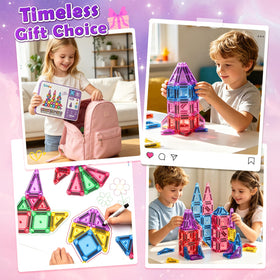 Coodoo magnetic tiles suit classrooms, travel and home learning.