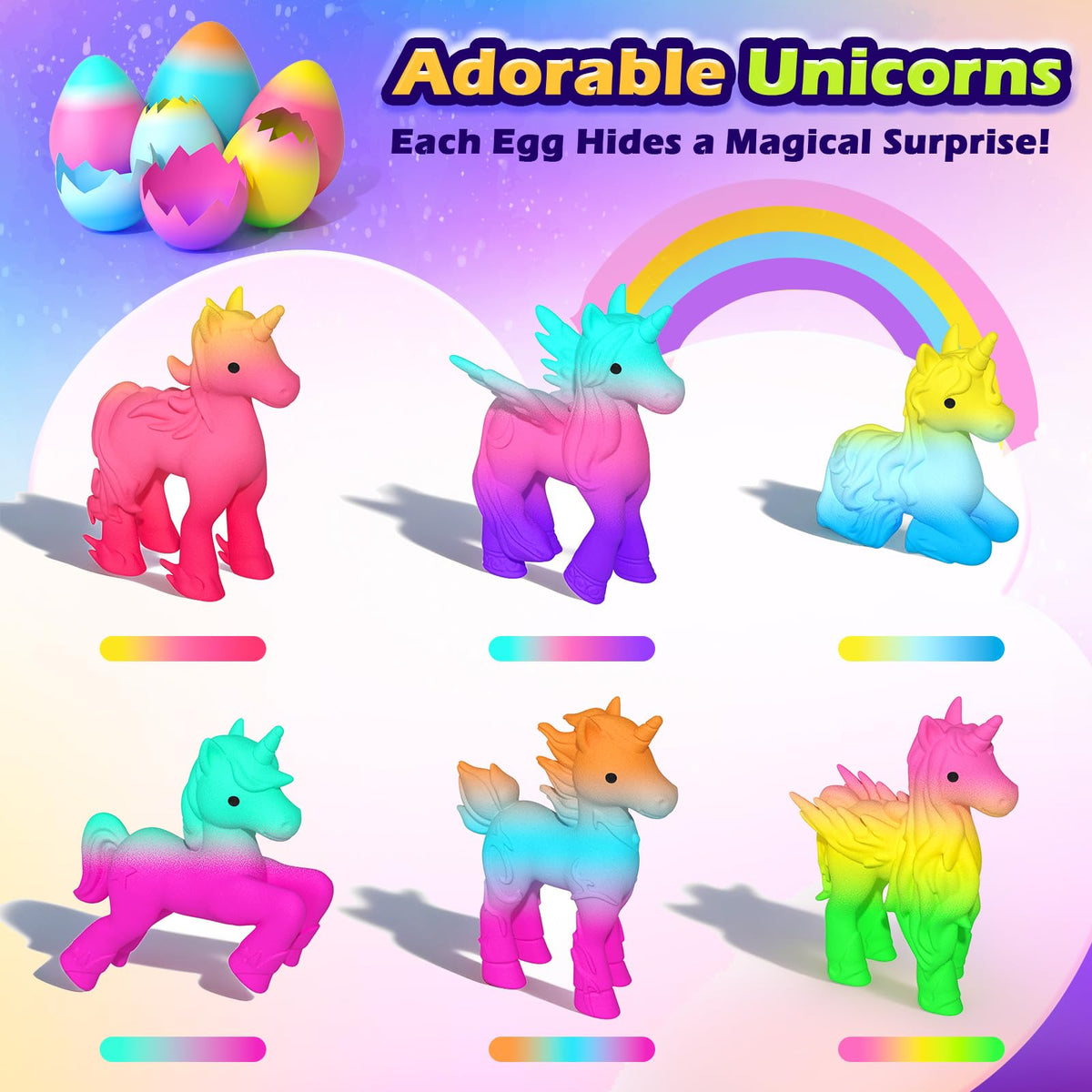 Coodoo six unicorns blind box reveal creates exciting unboxing moments