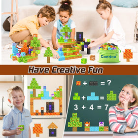 Coodoo STEM Montessori blocks develop spatial reasoning and motor skills
