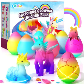 Coodoo unicorn hatching rainbow egg water reveal sparks wonder for kids