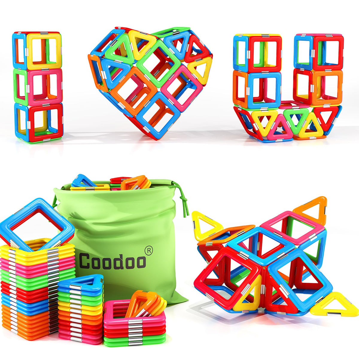 Coodoo starter set with upgraded magnets for creative STEM play