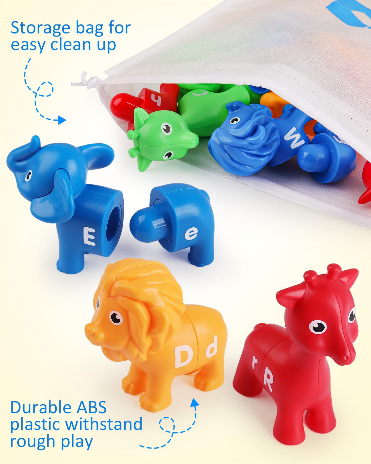 Coogam ABC letters durable safe material for long-lasting play