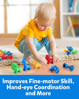 Coogam ABC letters uppercase lowercase duplication supports case recognition