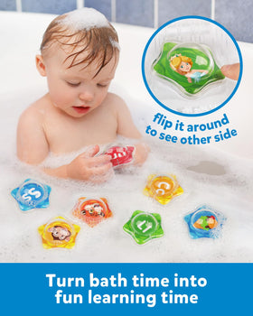 Coogam alphabet letters bath toys display colorful letters for early learning