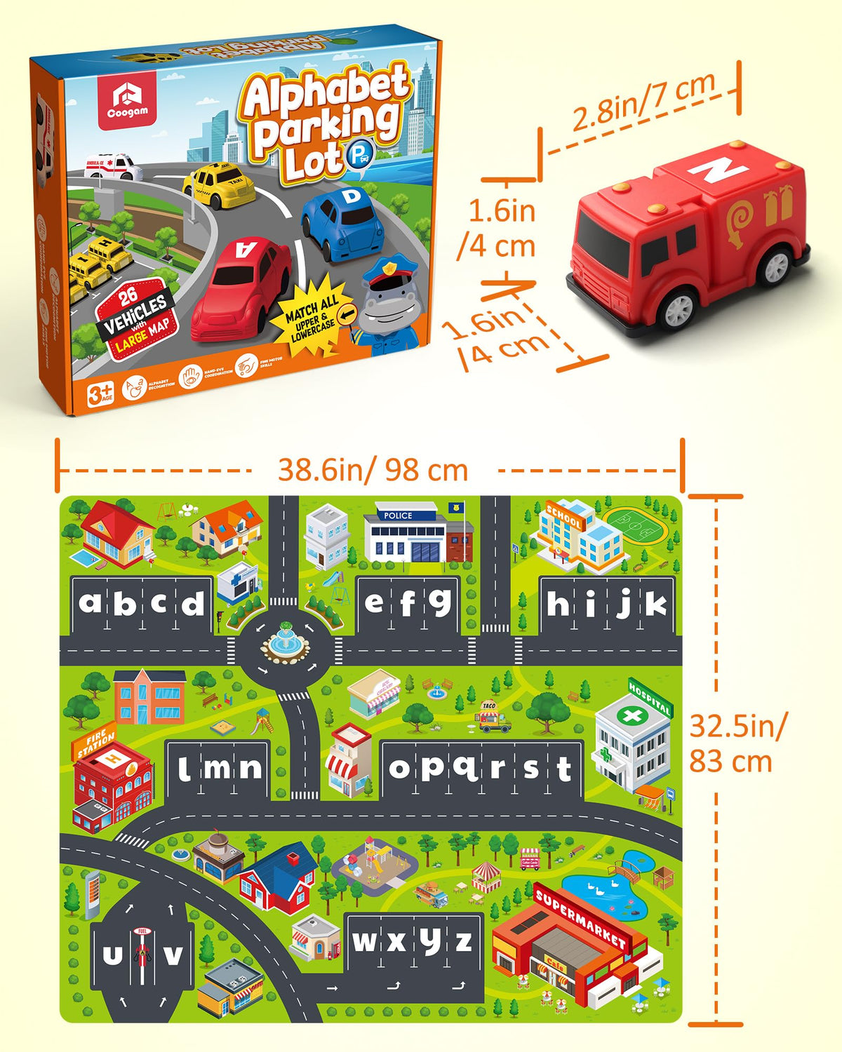 Coogam Bright gift for toddlers ready for birthdays and holidays.