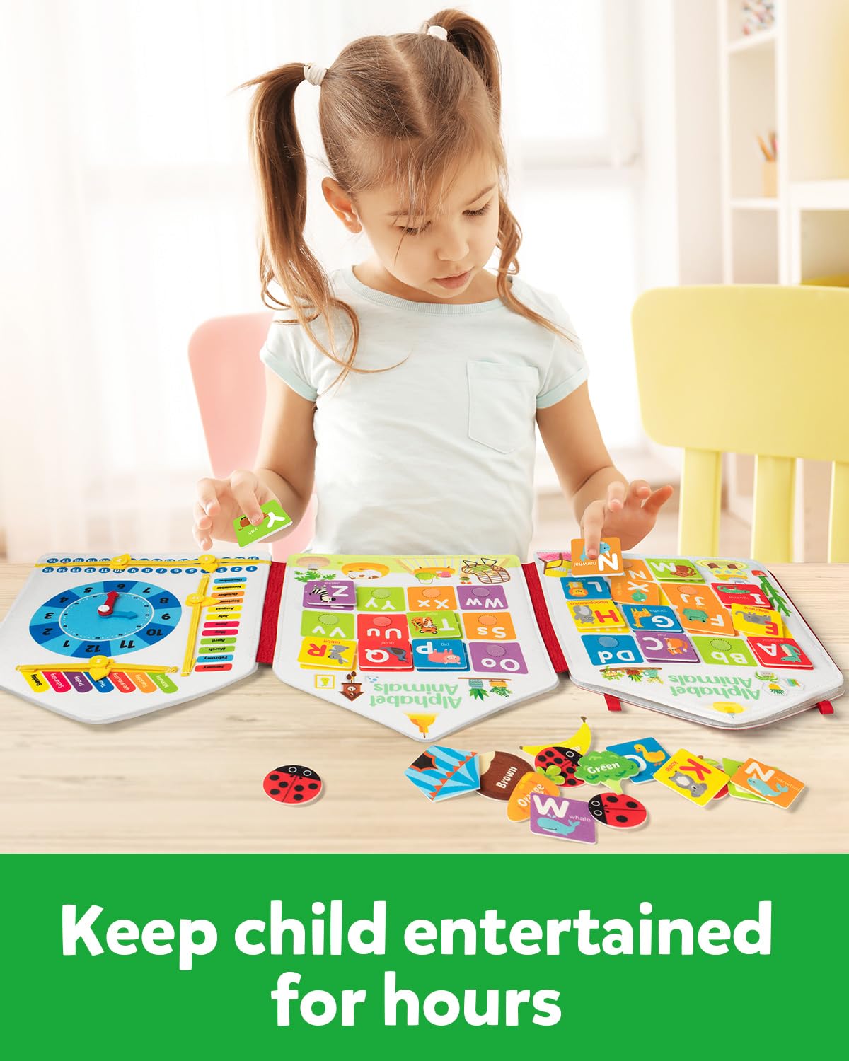 Coogam Busy Book number page supports counting and recognition during activities