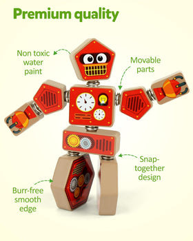 Coogam color-coded robot parts support early problem solving and design exploration