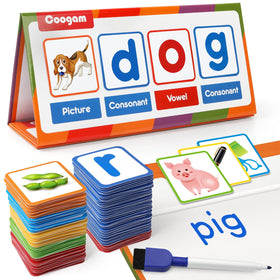 Coogam CVC Word Builder magnetic cards to spark word building