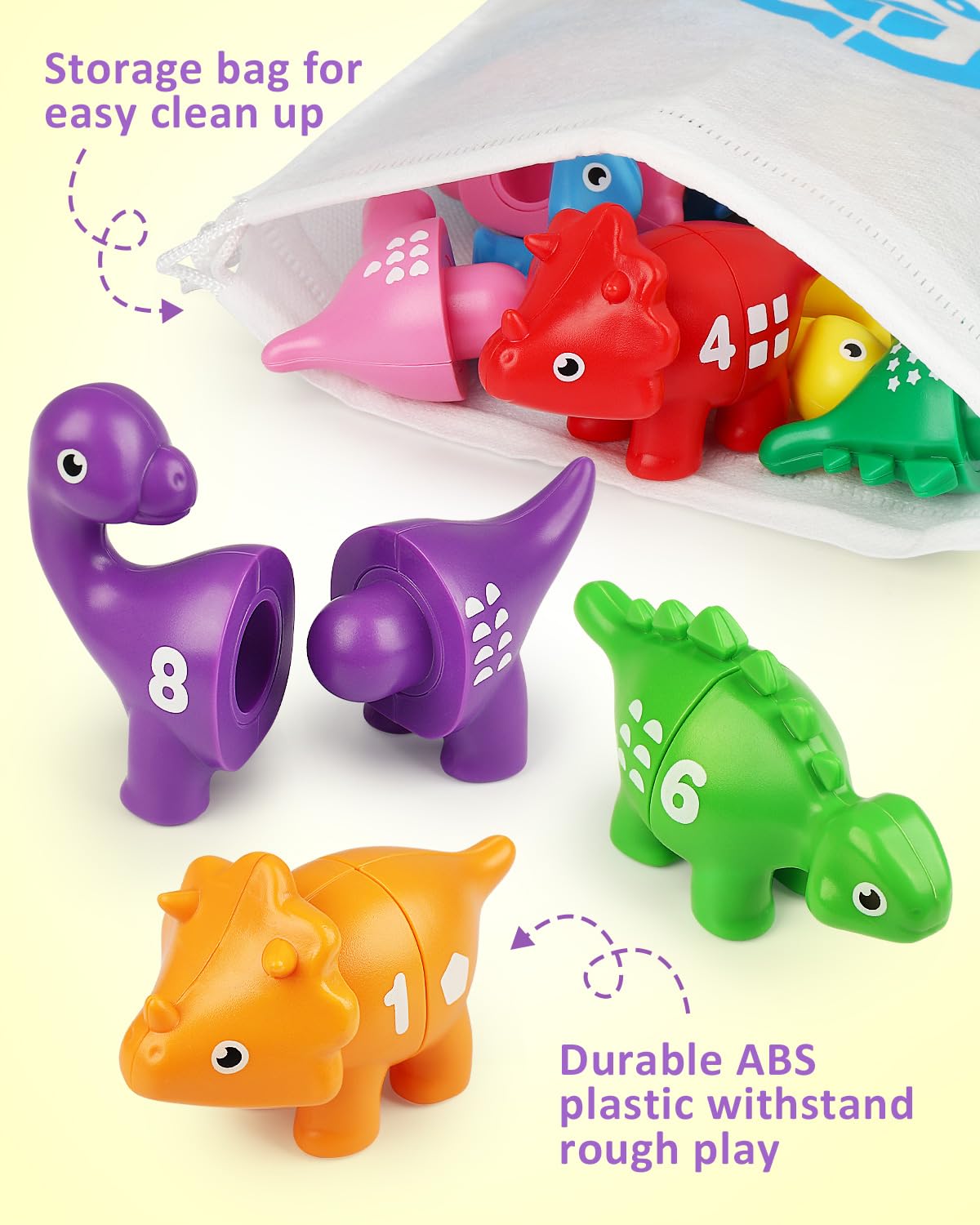 Coogam numbers set ideal for home or classroom math activities.