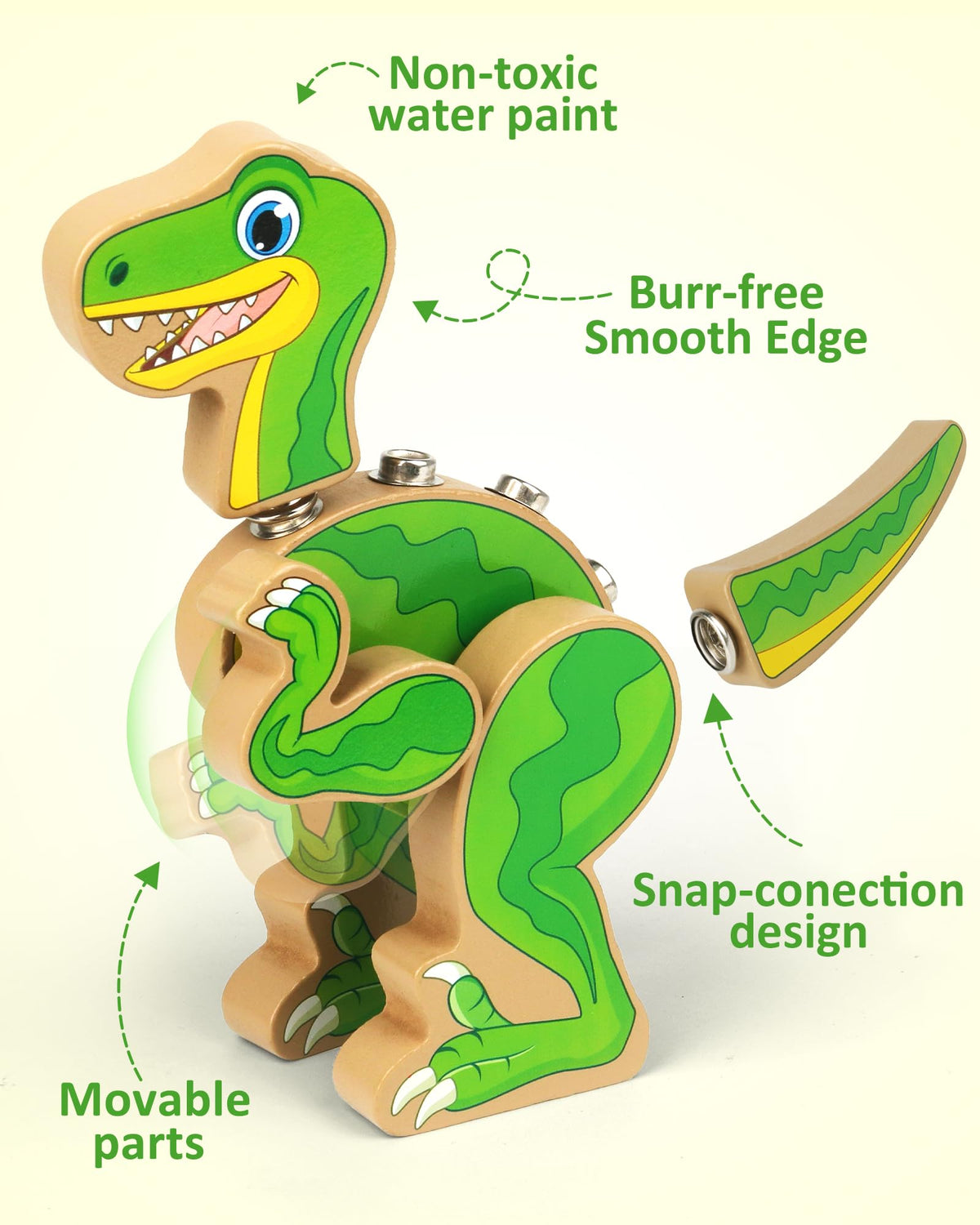 Coogam Build Your Own Dinosaurs makes a great gift for dinosaur lovers and party favors.