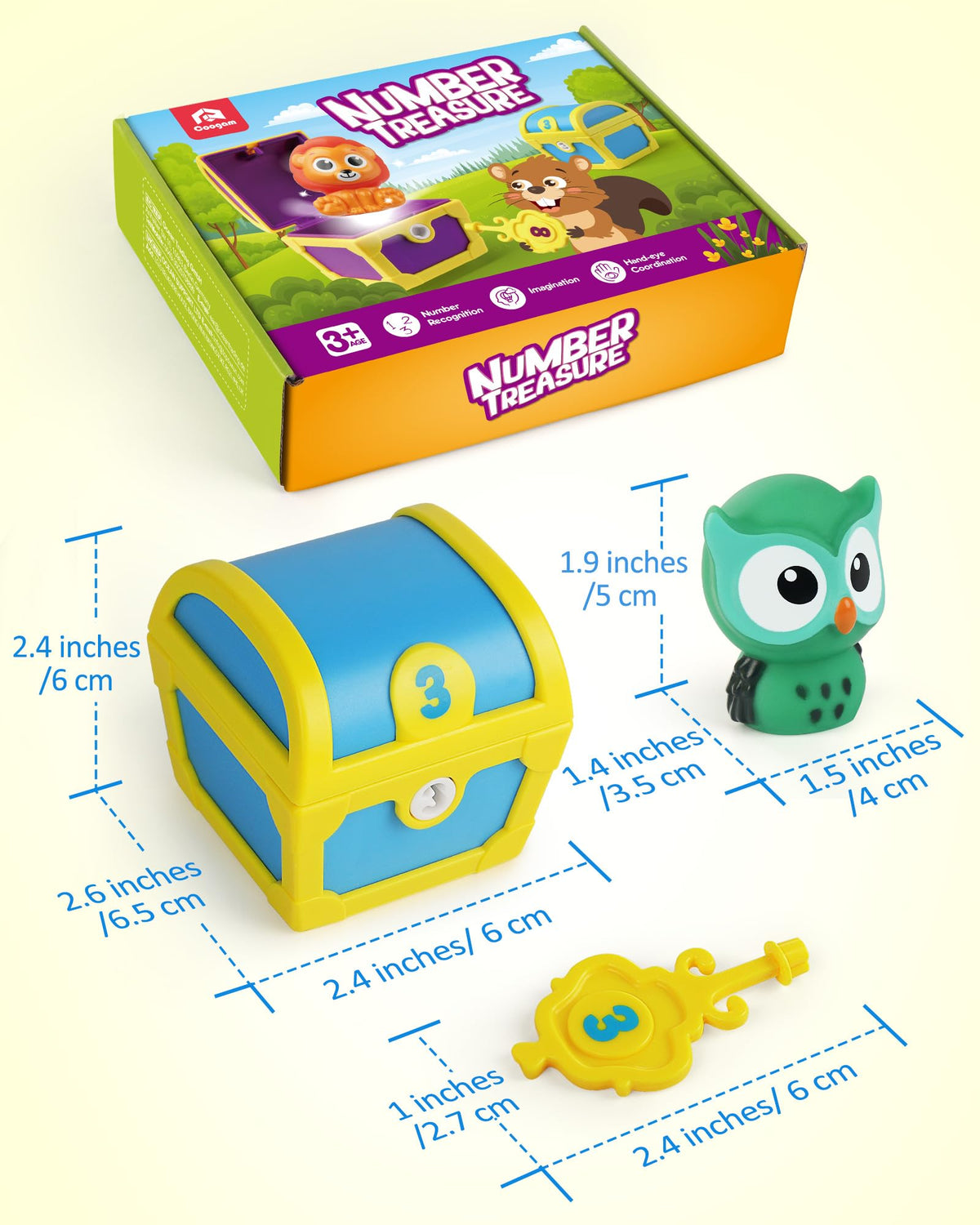 Coogam early learning toy suitable for 3-5 year olds