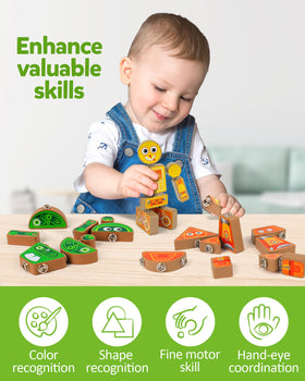 Coogam easy-click metal clips enable quick assemble and disassemble play