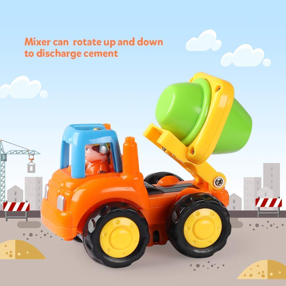 Coogam farm tractor with wagon encourages storytelling and motor skills.