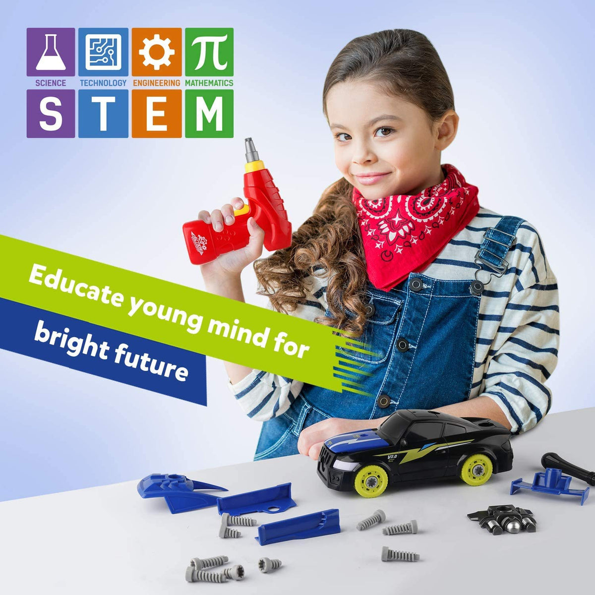 Coogam 3+ friendly car toy pictured for group or solo play sessions.