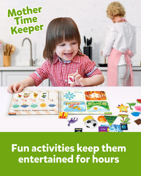 Coogam heavy-duty laminated pages endure repeated use and travel