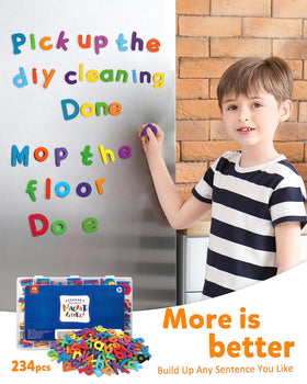 Coogam magnetic board with storage box for organized learning