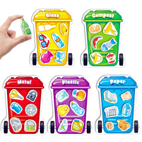 Coogam magnetic garbage sorting toy main view promotes hands-on recycling learning.