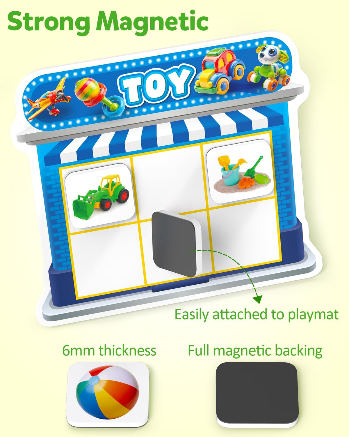 Coogam magnetic sorting furniture board front builds scene understanding of home objects