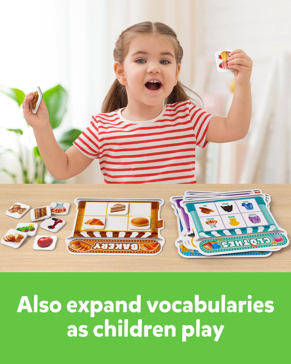 Coogam magnetic sorting toy board front supports interactive play and focus