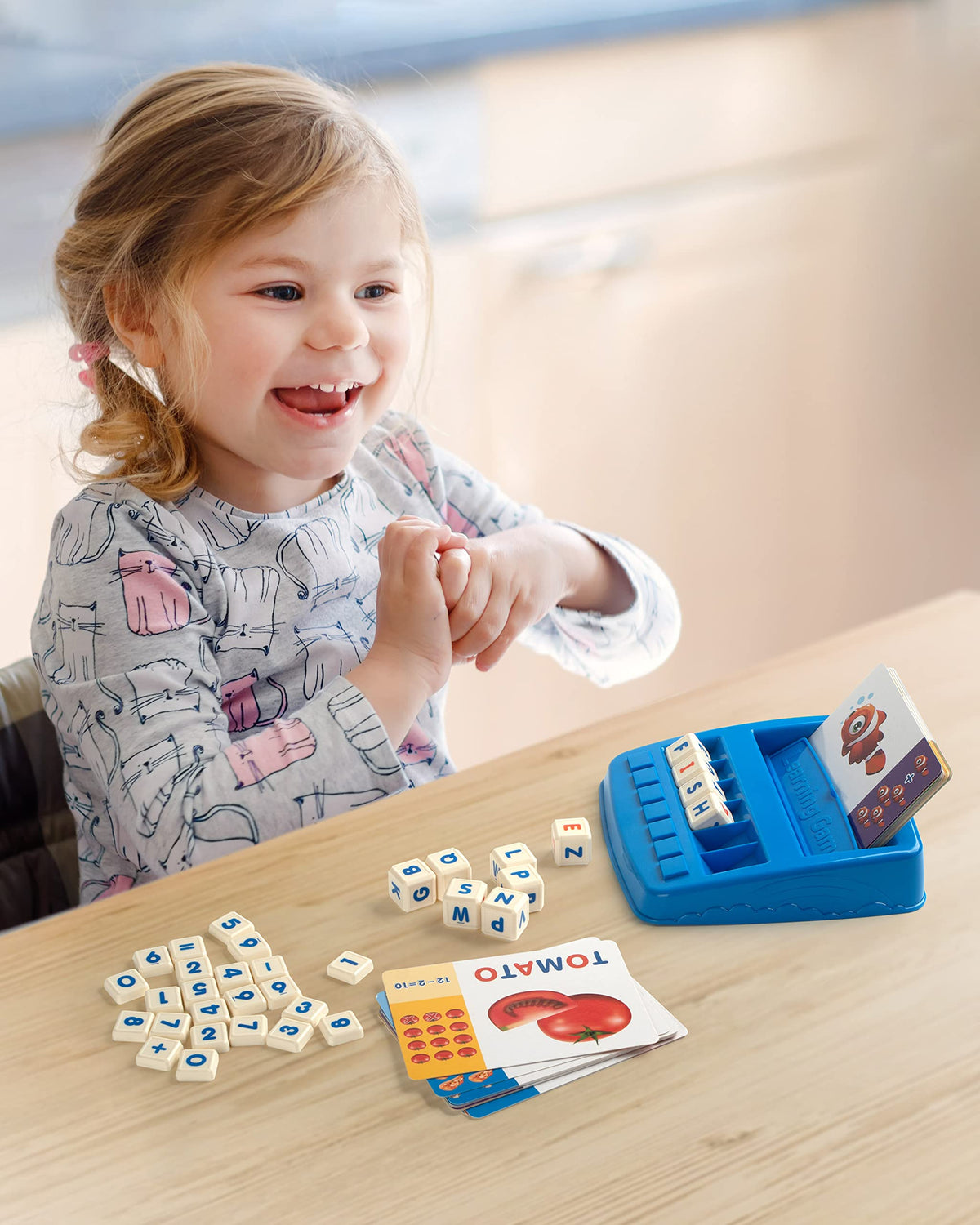 Coogam Matching Letter Game: ideal for homeschool or classroom exploration of letters and words.