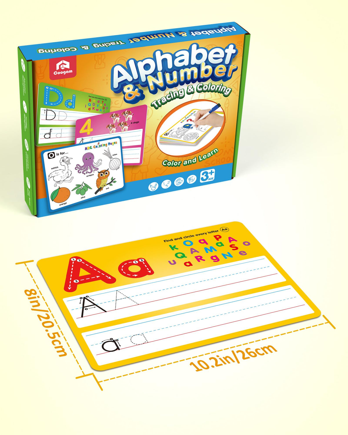 Coogam Montessori toy fosters early literacy and creative expression in kids aged 3 to 5