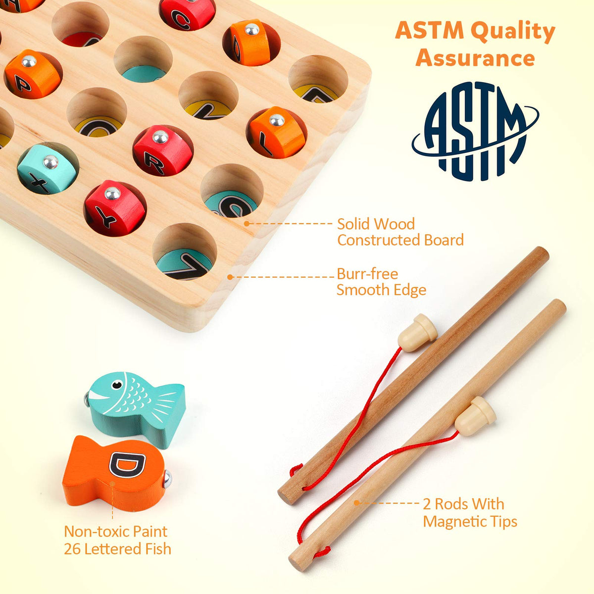 Coogam Montessori learning toy supports hands-on cognitive growth.