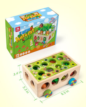 Coogam Montessori learning toy supports pretend farming and creative exploration.