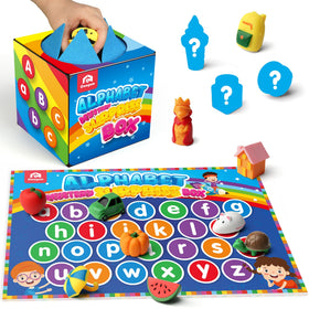 Coogam Mystery Surprise Box shows a kid-friendly box for hands-on letter discovery.