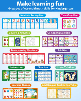 Coogam number tracing pages close-up with clear guides for accurate writing