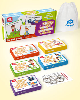 Coogam portable learning pack ideal for travel and waiting moments