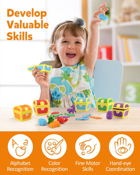 Coogam smooth-edge odorless materials safe for toddler play.