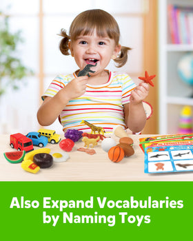 Coogam Sorting Toy fruits for color recognition and grouping