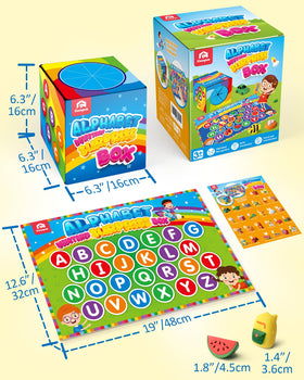 Coogam sturdy-storage-box keeps learning pieces neatly stored after play.