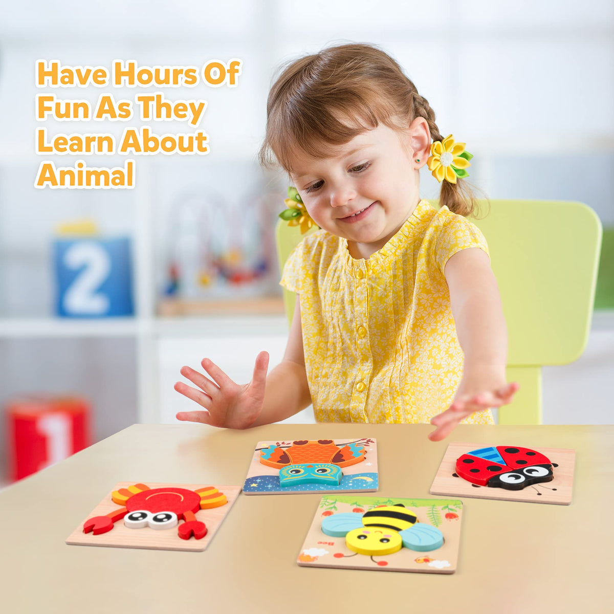 Coogam Montessori-inspired puzzles suit ages 3–6 for early learning.