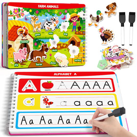Coogam toddler busy book tracing pages support early handwriting practice
