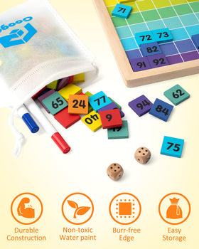 Coogam wipe cloth keeps the board clean for repeated use.