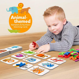 Coogam wooden blocks with smooth finish support fine motor skills during learning play.