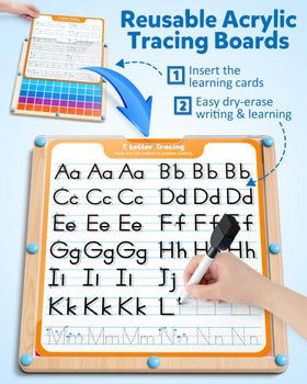 Coogam wooden hundred-board with 1–100 numbers supports counting skills.