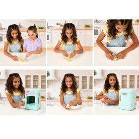 Cookeez Makery Freezy Cakez fridge scene ready for a chill reveal.
