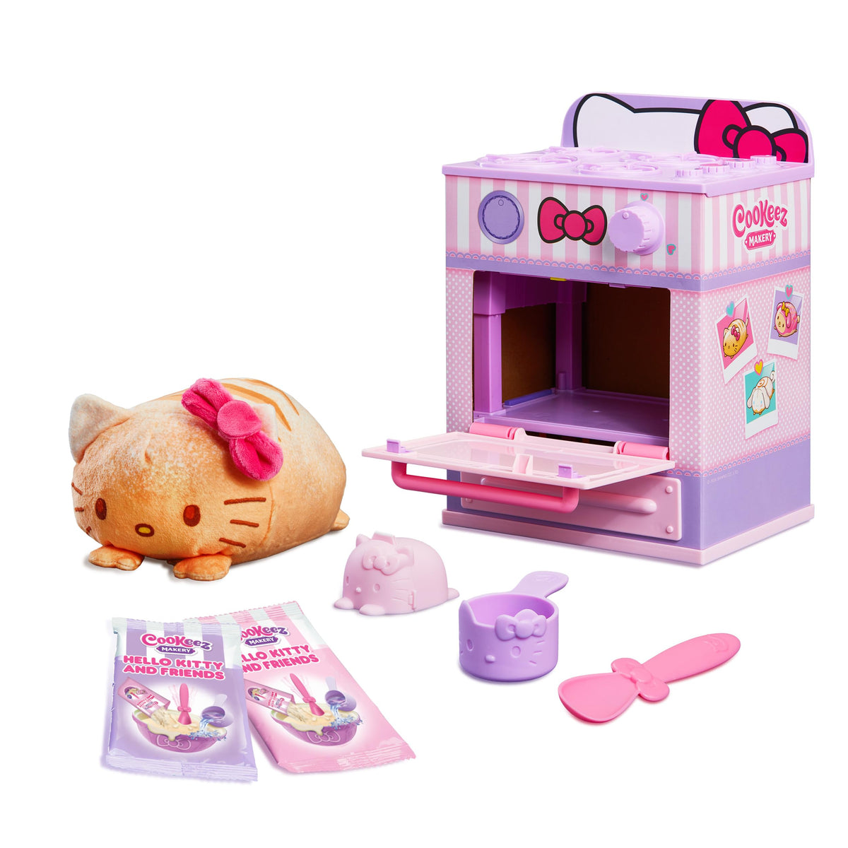 Cookeez Makery Hello Kitty plush with interactive features.
